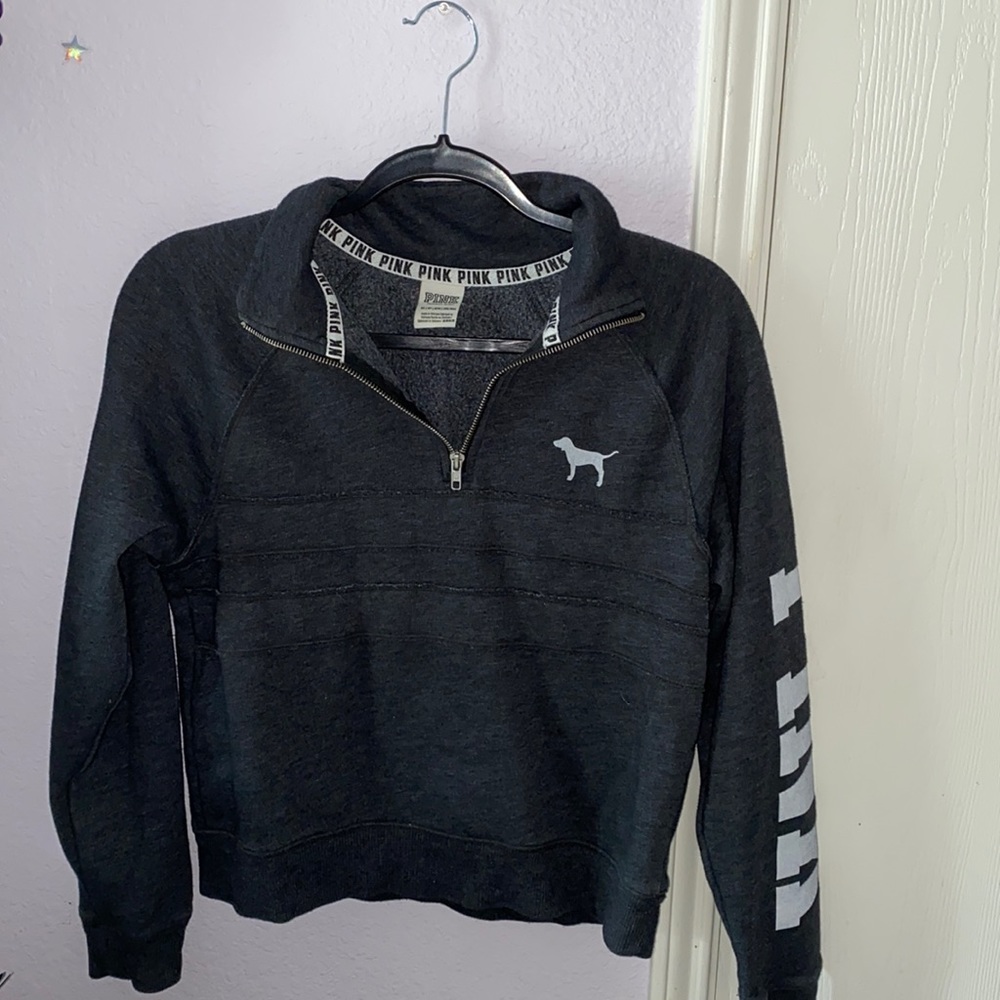 PINK Half Zip Sweatshirt
